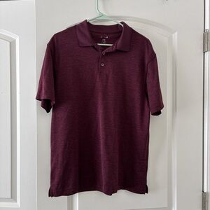 Haggar Deep Burgundy Polo Shirt